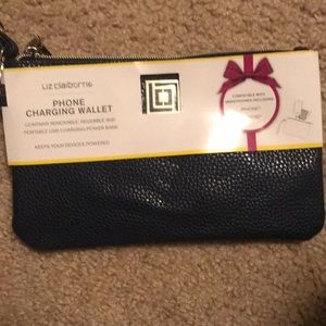Liz Claiborne phone charging wallet